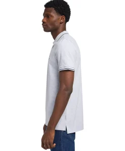 Lee Poloshirt Pique in Hellgrau