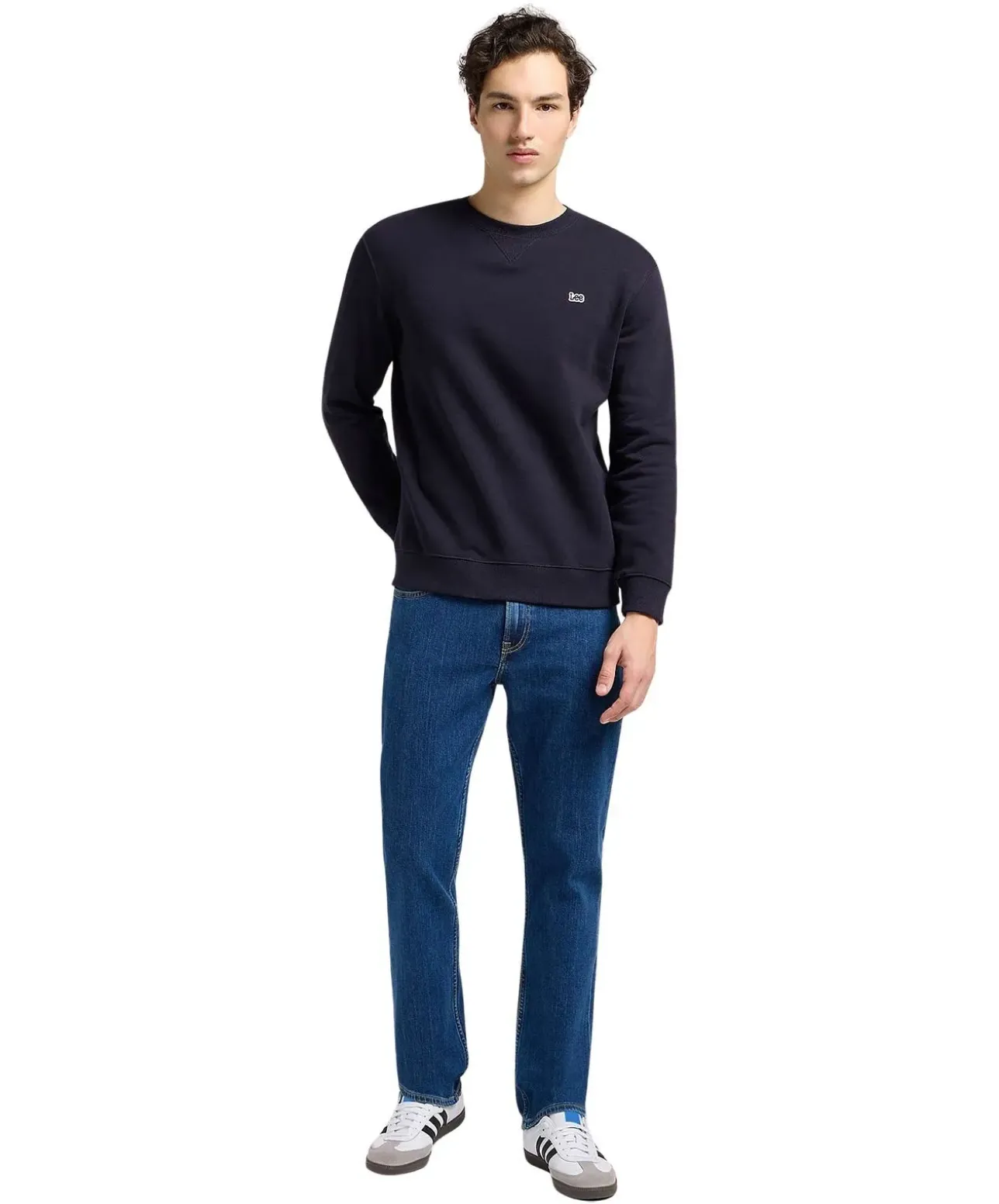LEE Pullover Crew Sweatshirt in Dunkelblau