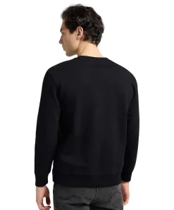 LEE Pullover Crew Sweatshirt in Schwarz