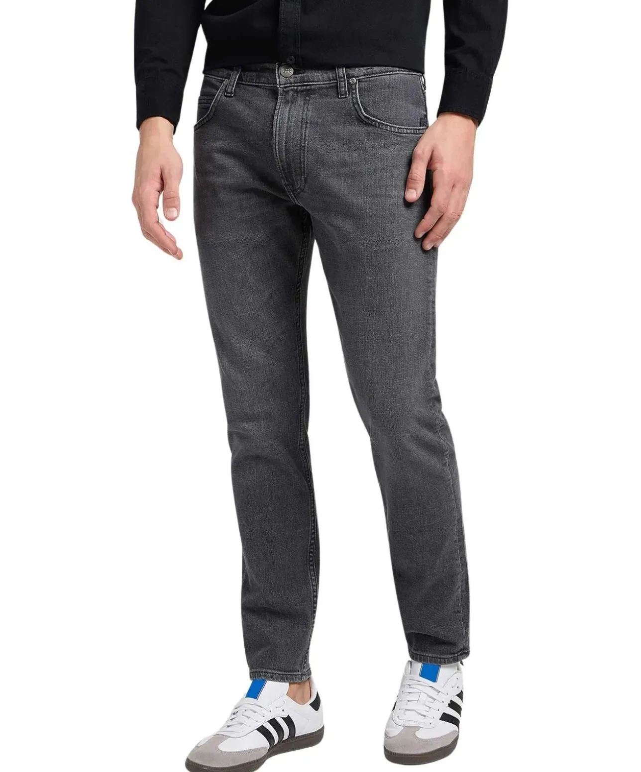 Lee Rider Jeans in dunkelgrauer Waschung
