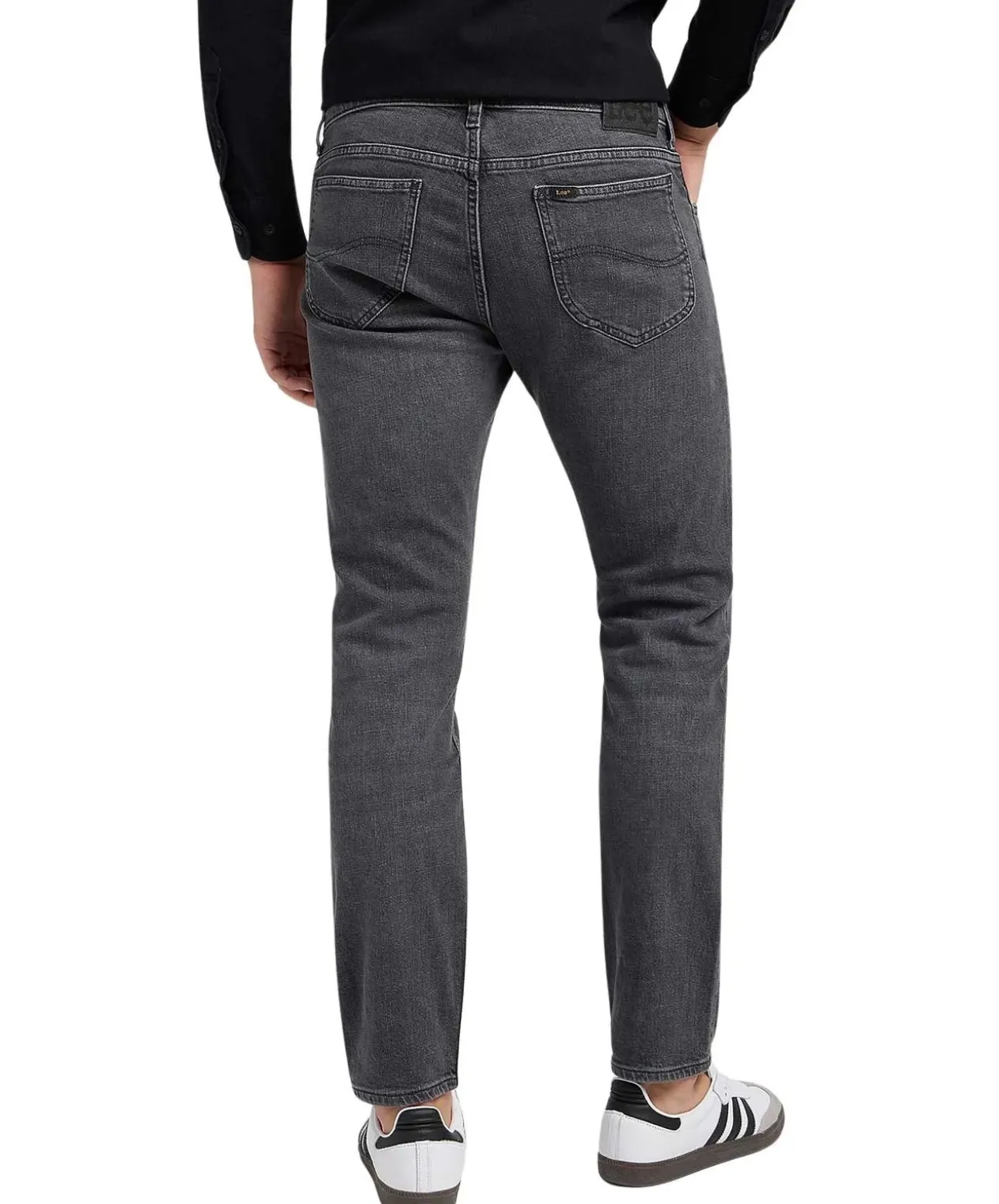 Lee Rider Jeans in dunkelgrauer Waschung