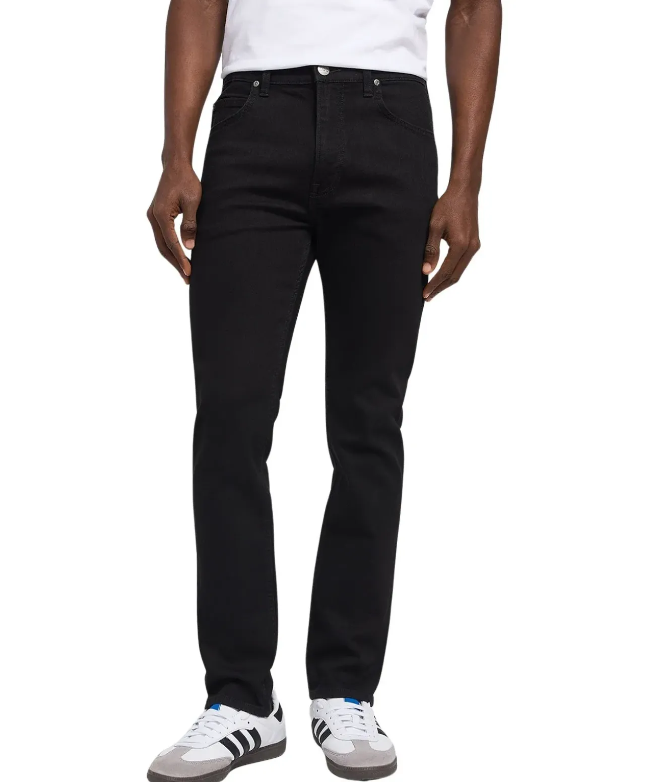 Lee Rider Jeans in schwarzer Waschung