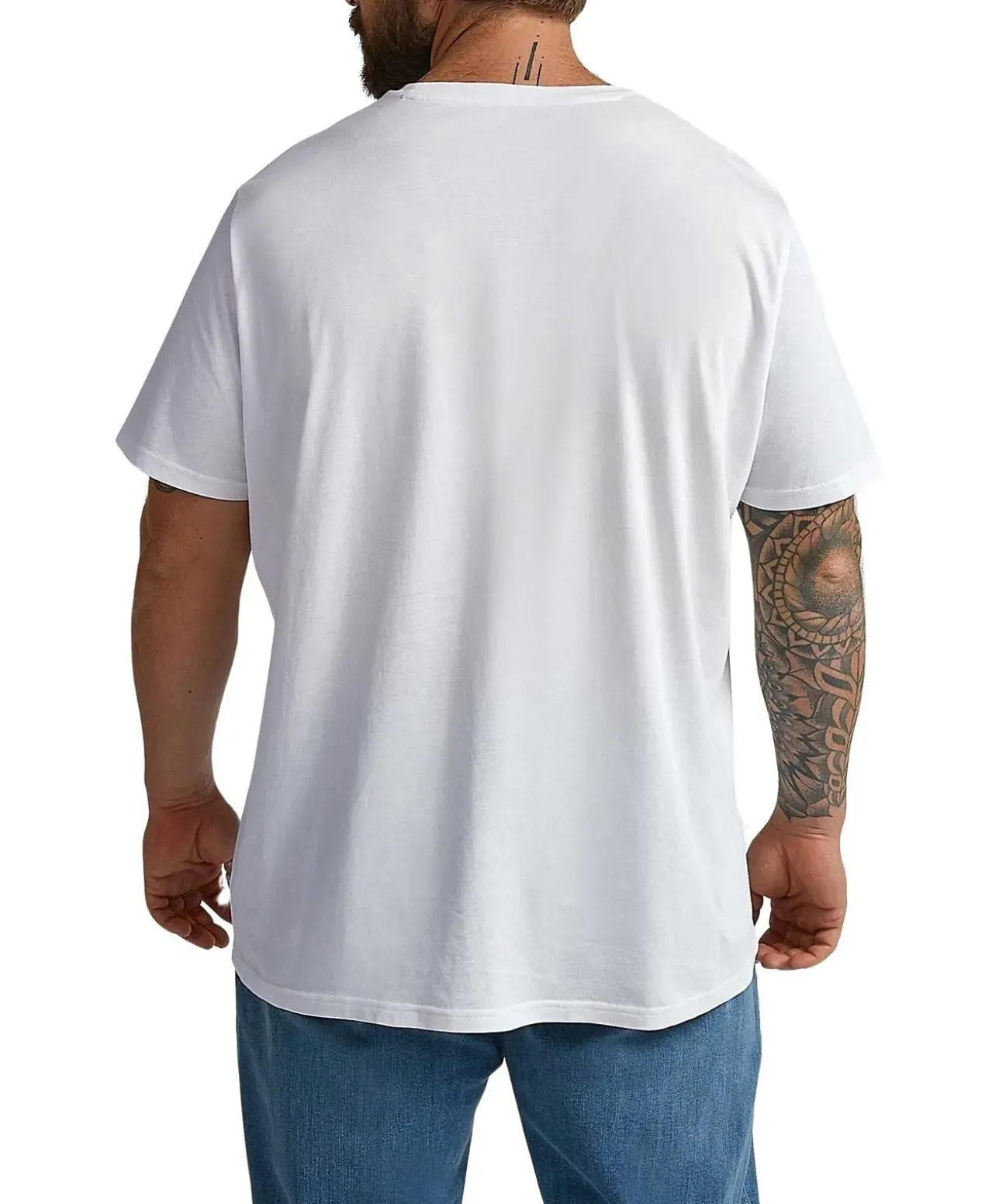 Lee T-Shirt Patch Logo Tee in Weiß