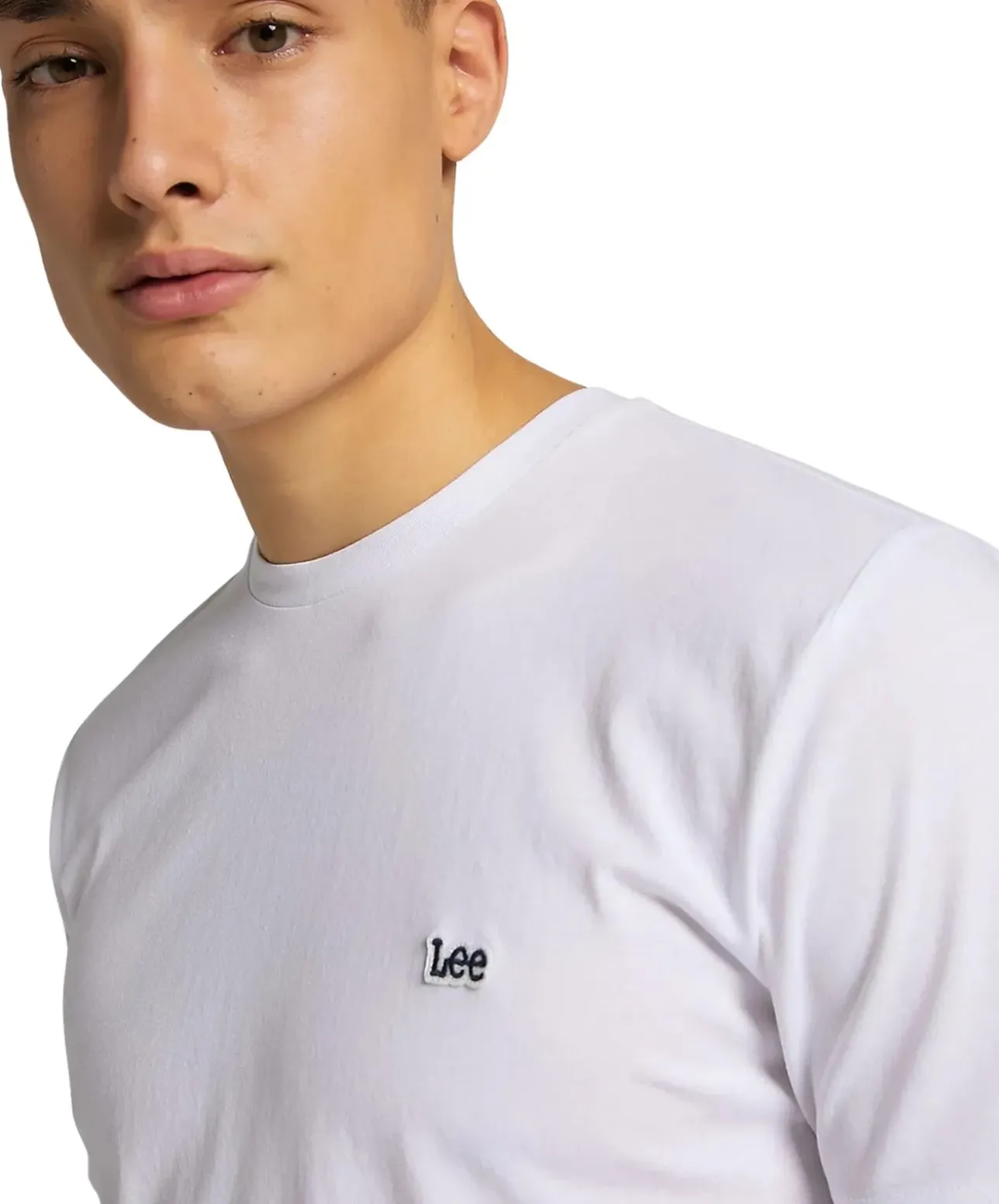 Lee T-Shirt Patch Logo Tee in Weiß