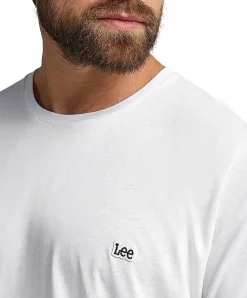 Lee T-Shirt Patch Logo Tee in Weiß