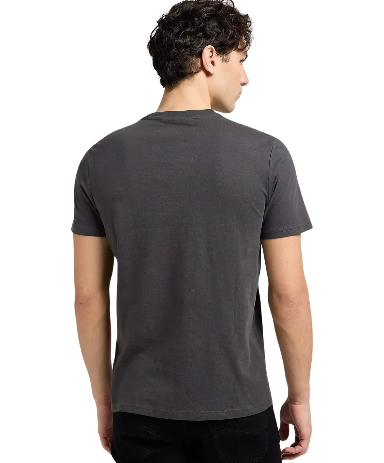 Lee T-Shirt Patch Logo Tee in Wasched Black