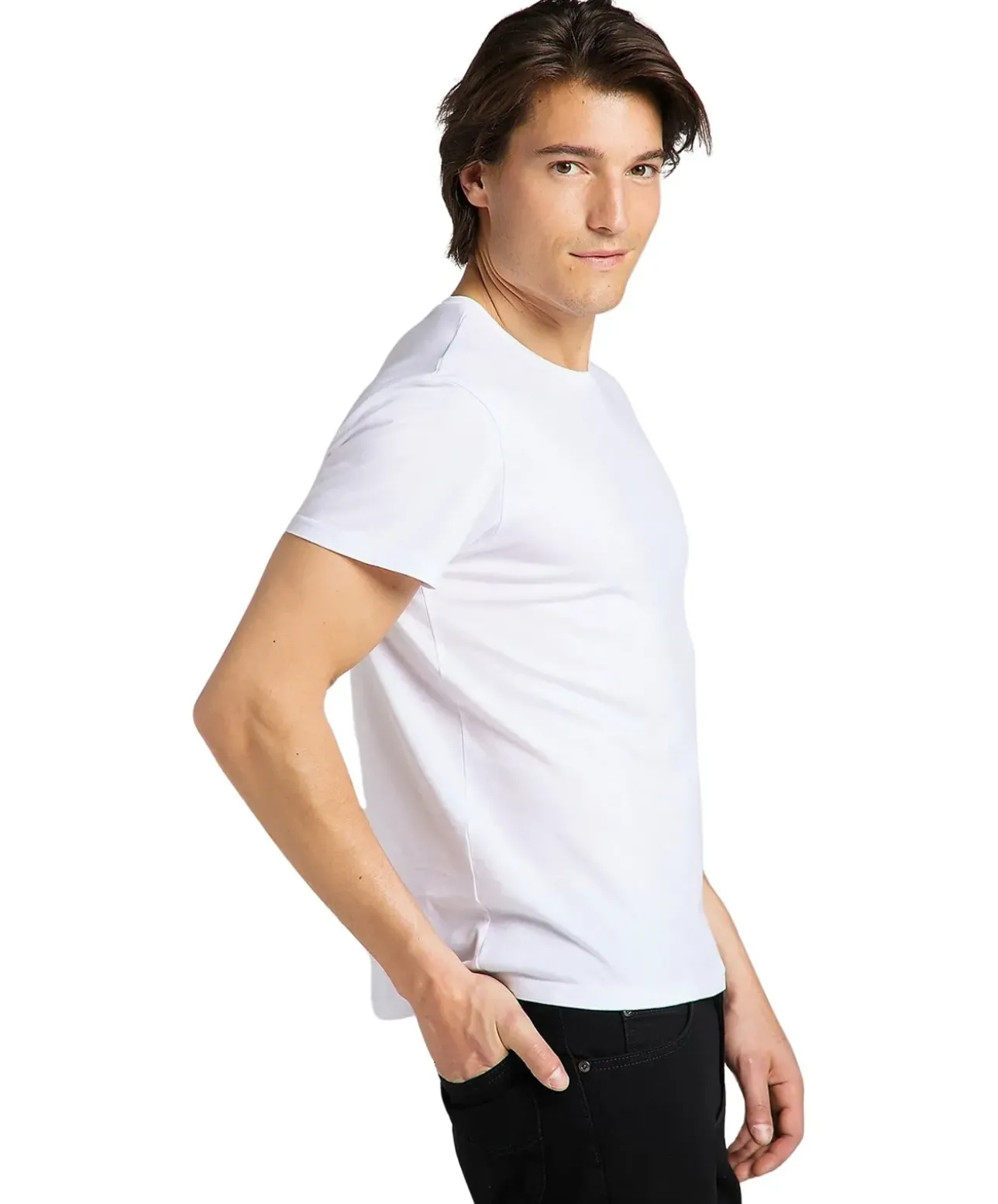 Lee T-Shirt Twin Pack Crew im 2er Pack in Weiß