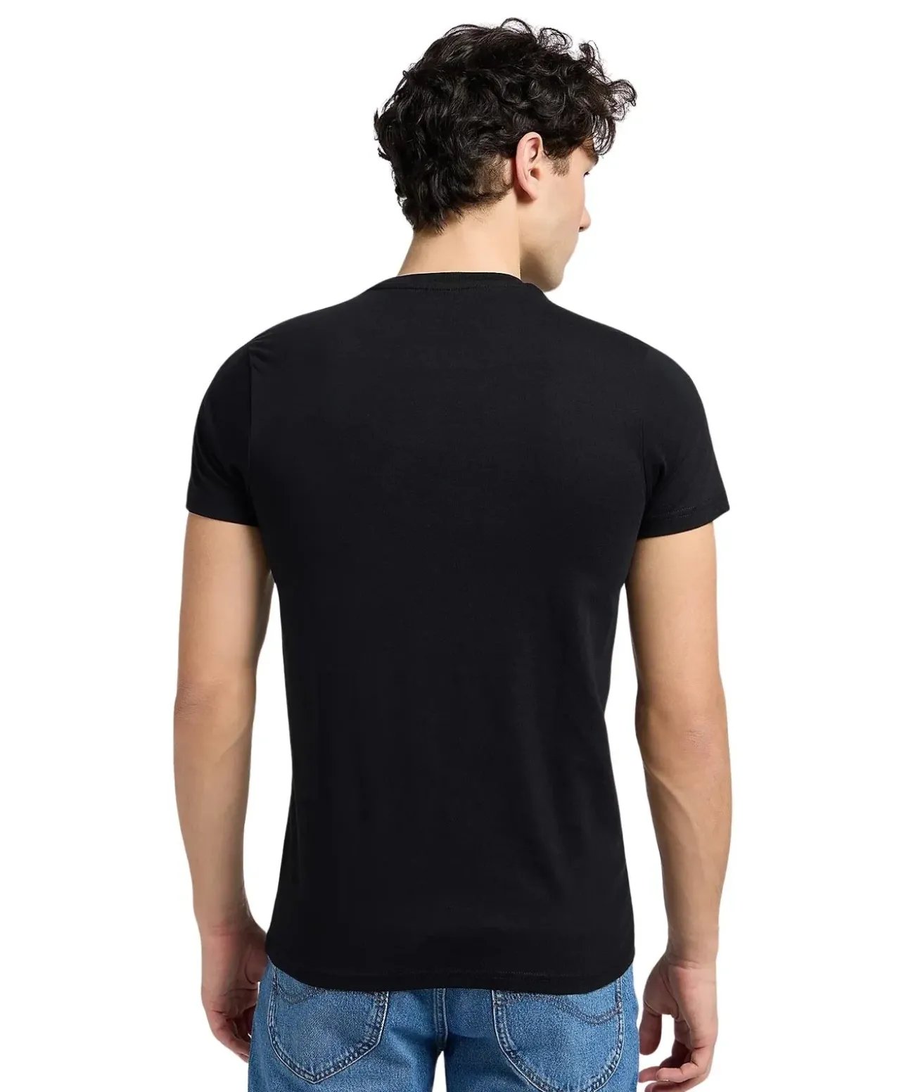 Lee T-Shirt Twin Pack Crew im 2er Pack in Schwarz