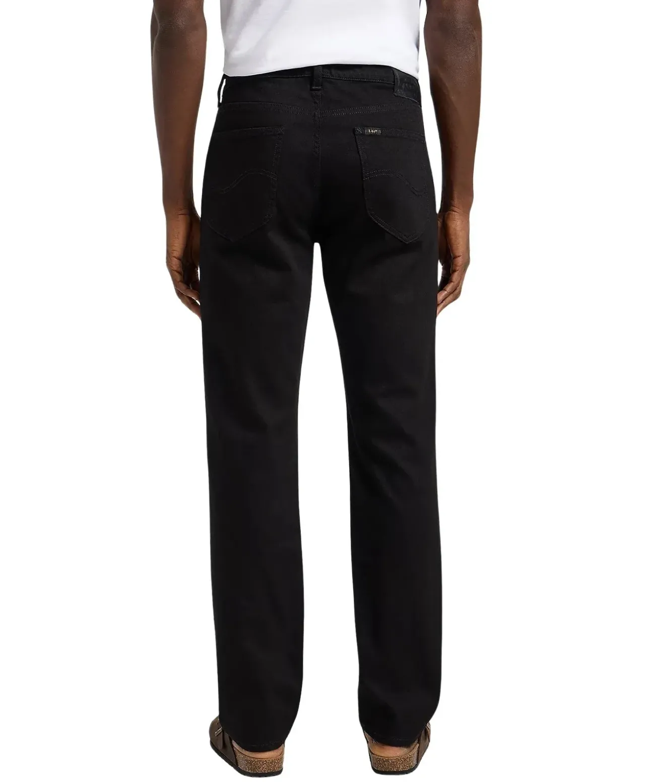 LEE West Jeans in Schwarz mit geradem Schnitt