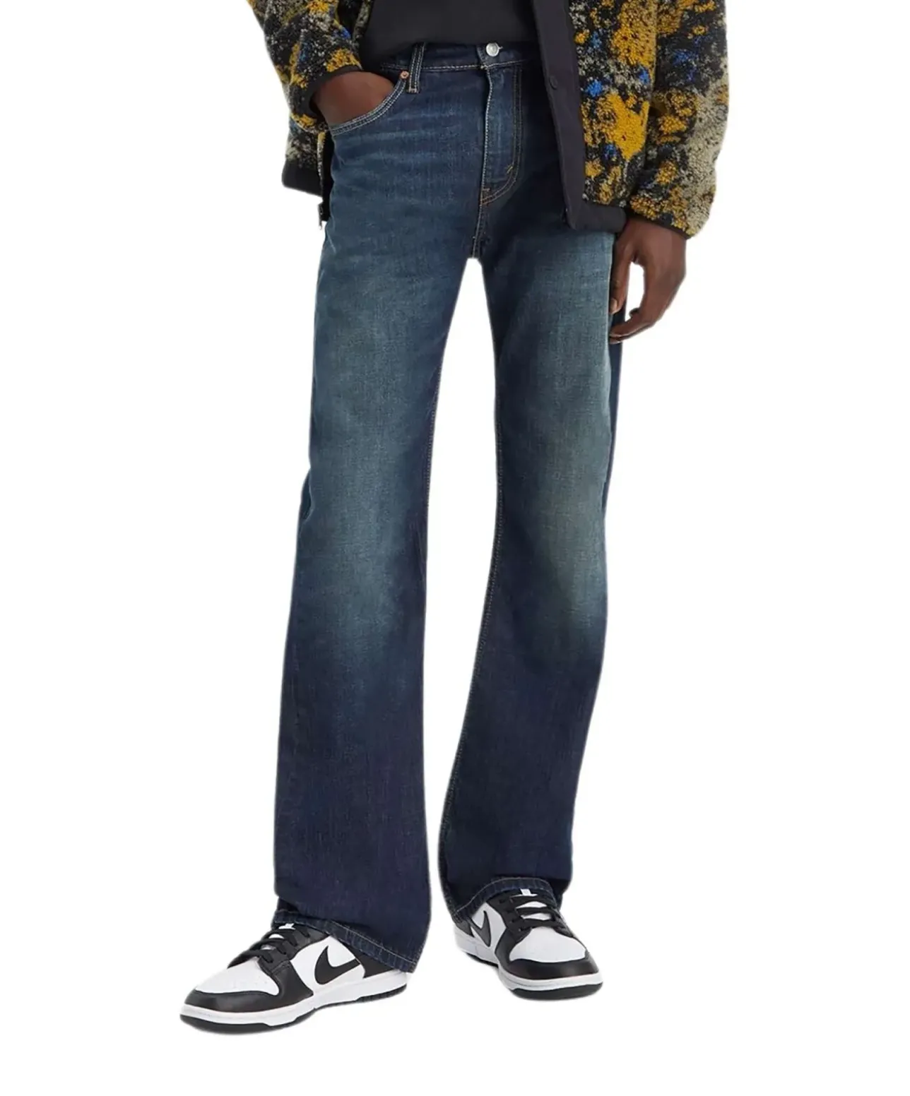 Levis 527 Bootcut Jeans in Dunkelblauer Waschung
