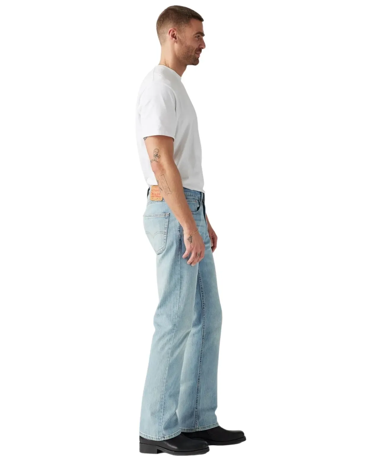 Levis 527 Bootcut Jeans in Hellblau
