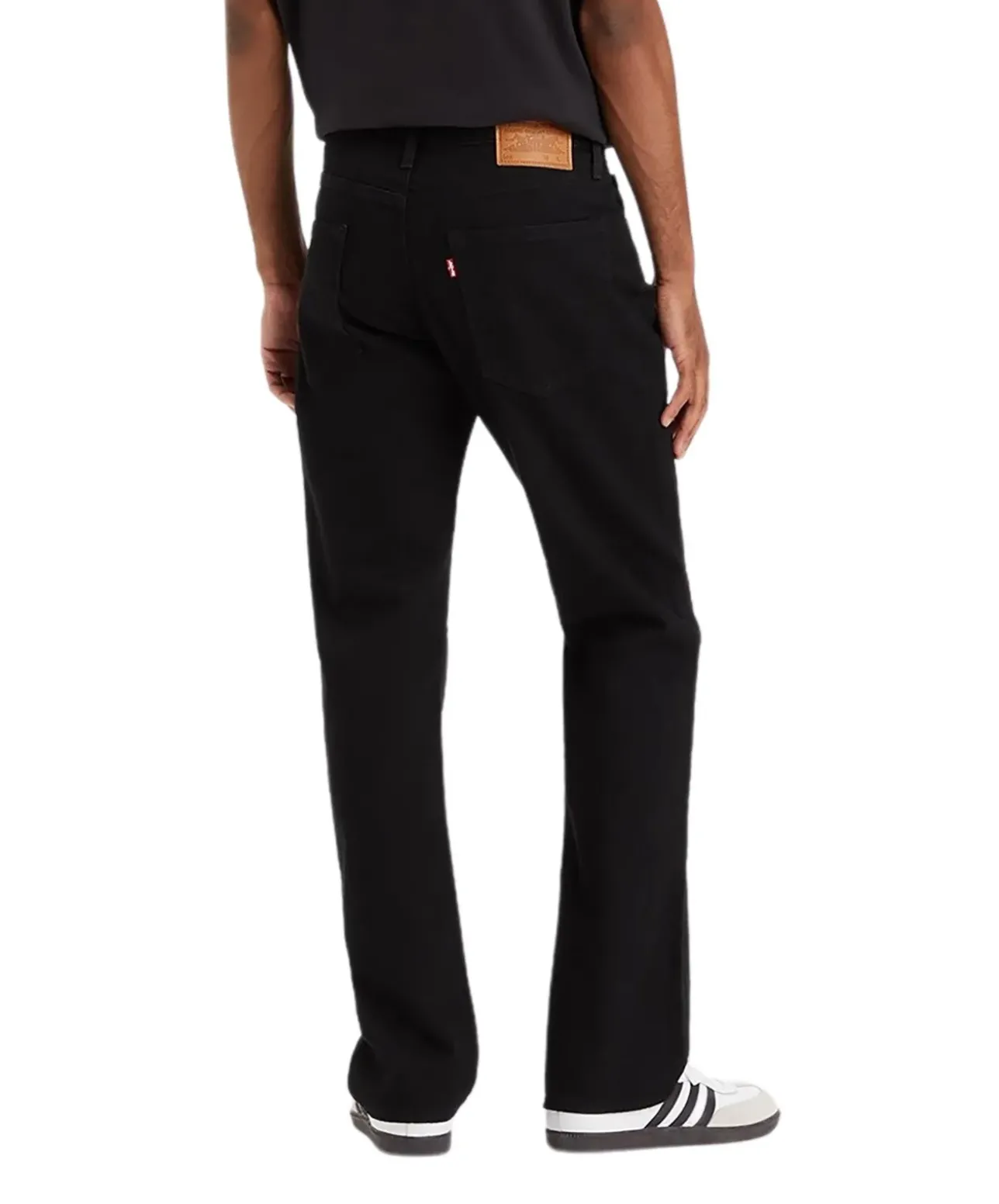 Levis 527 Bootcut Jeans in verwaschenem Schwarz