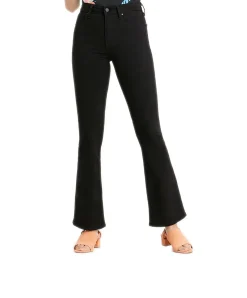 Levi's 725 Bootcut Jeans mit High Rise in Schwarz