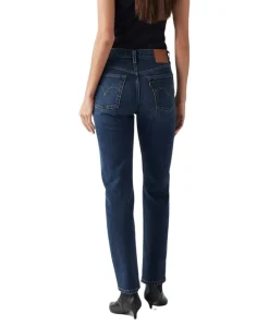 Levi's 501 Damen mit hohem Bund in dunkler Waschung