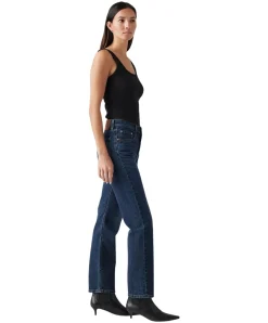 Levi's 501 Damen mit hohem Bund in dunkler Waschung