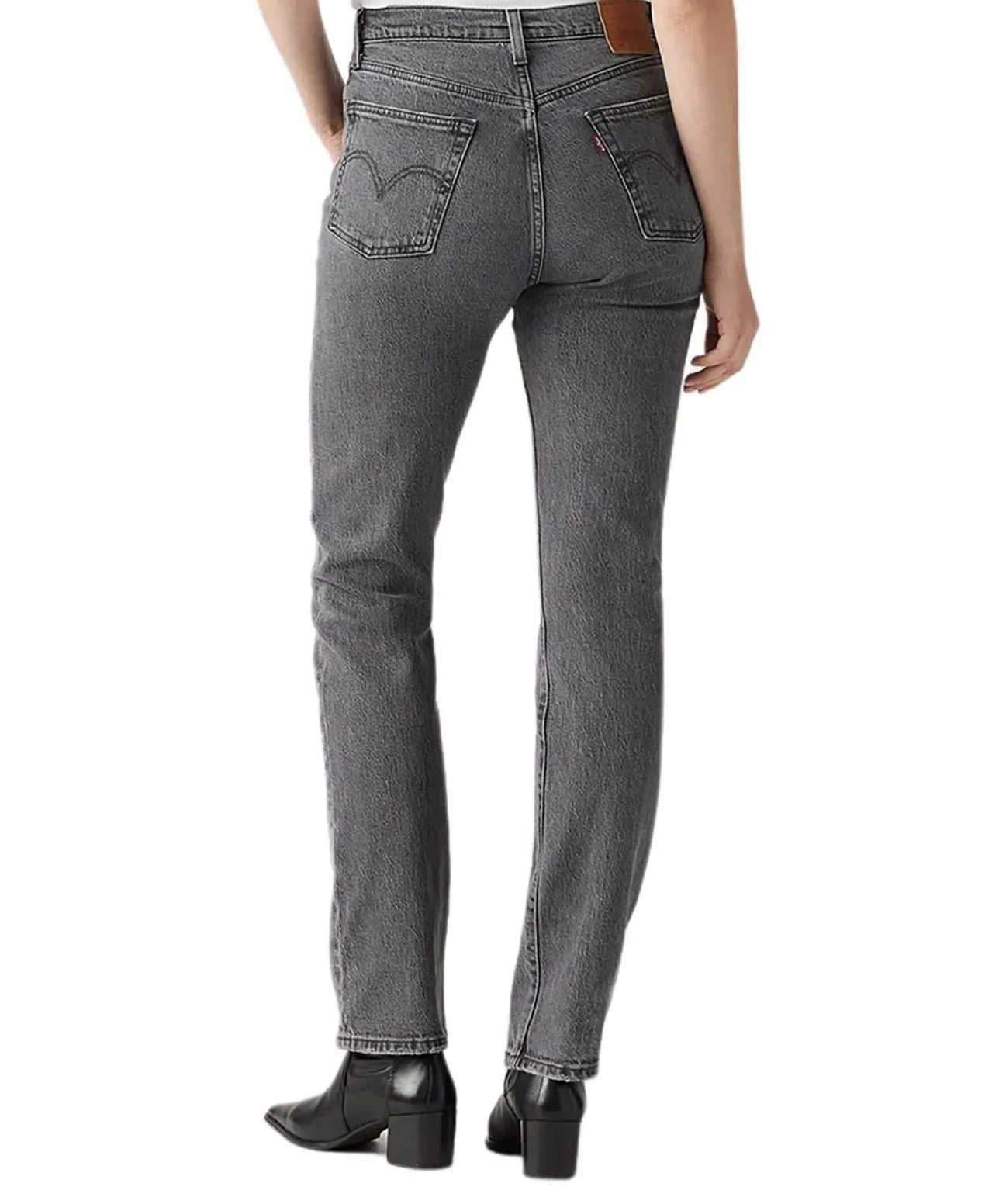 Levi's 501 Damen-Jeans Original Fit in Black Worn