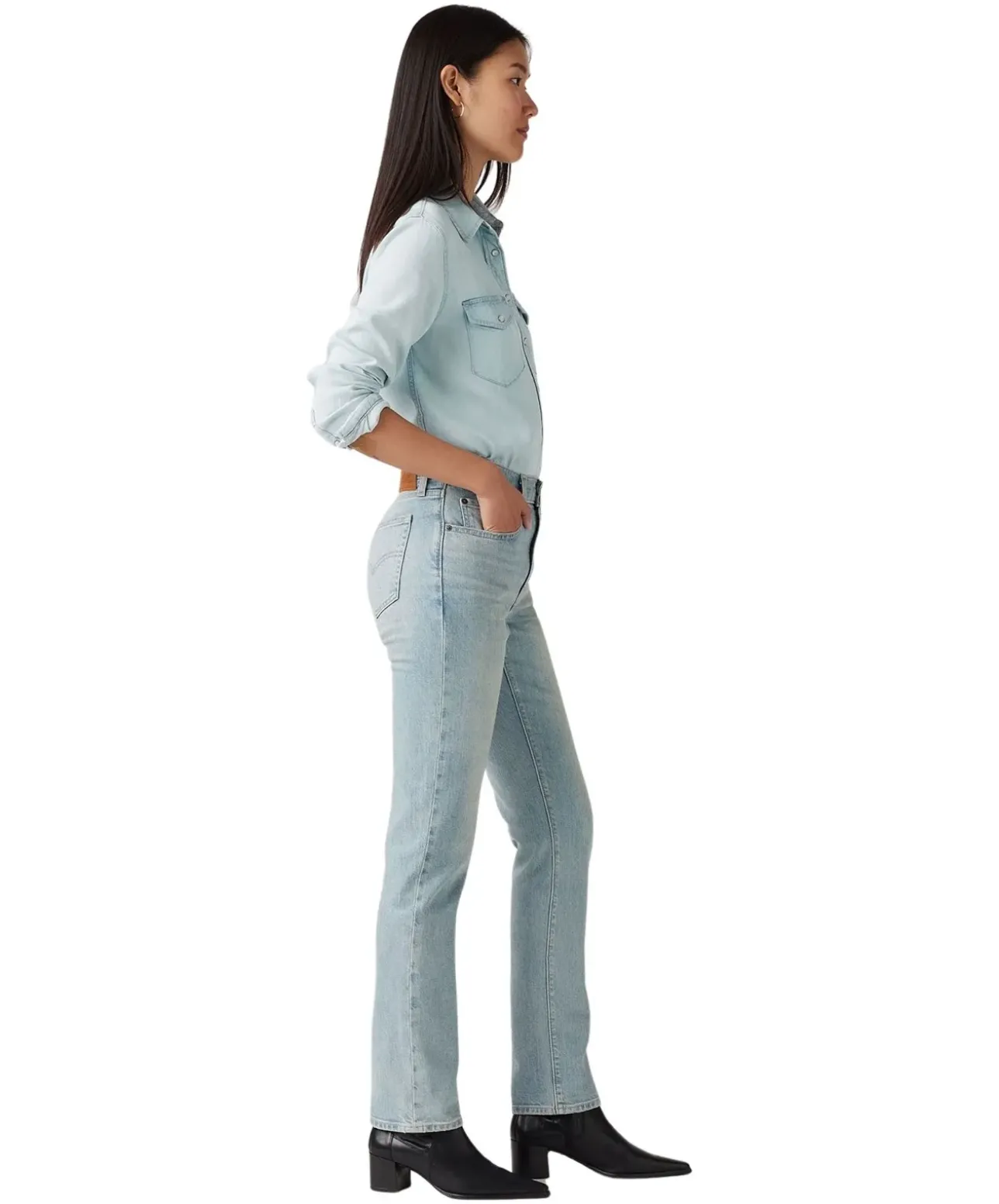 Levis 724 High Rise Jeans in hellem Vintage-Style