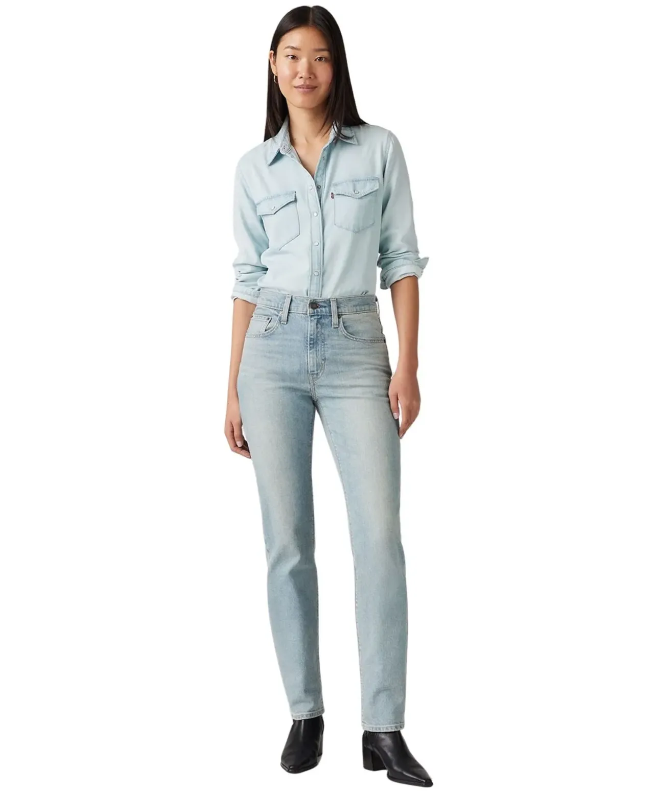 Levis 724 High Rise Jeans in hellem Vintage-Style