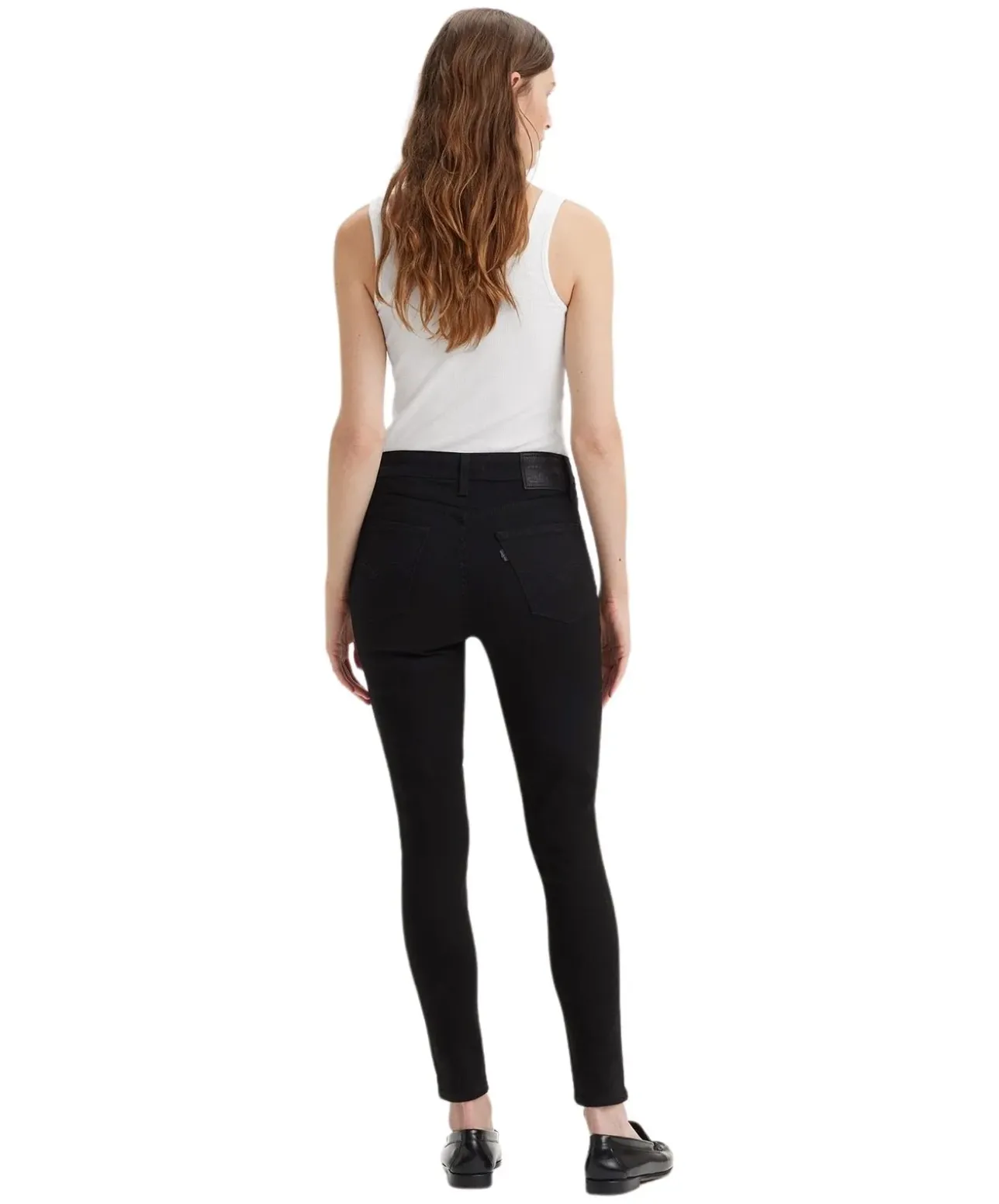 Levis 721 High Rise Skinny Jeans in schwarzer Waschung