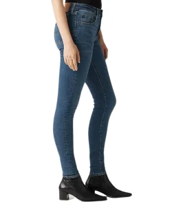 Levi's 721 High Rise Skinny Jeans in Blue Wave Dark
