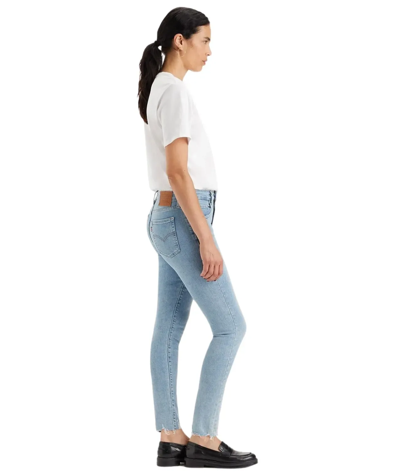 Levis 721 High Rise Skinny Jeans in heller Waves-Waschung