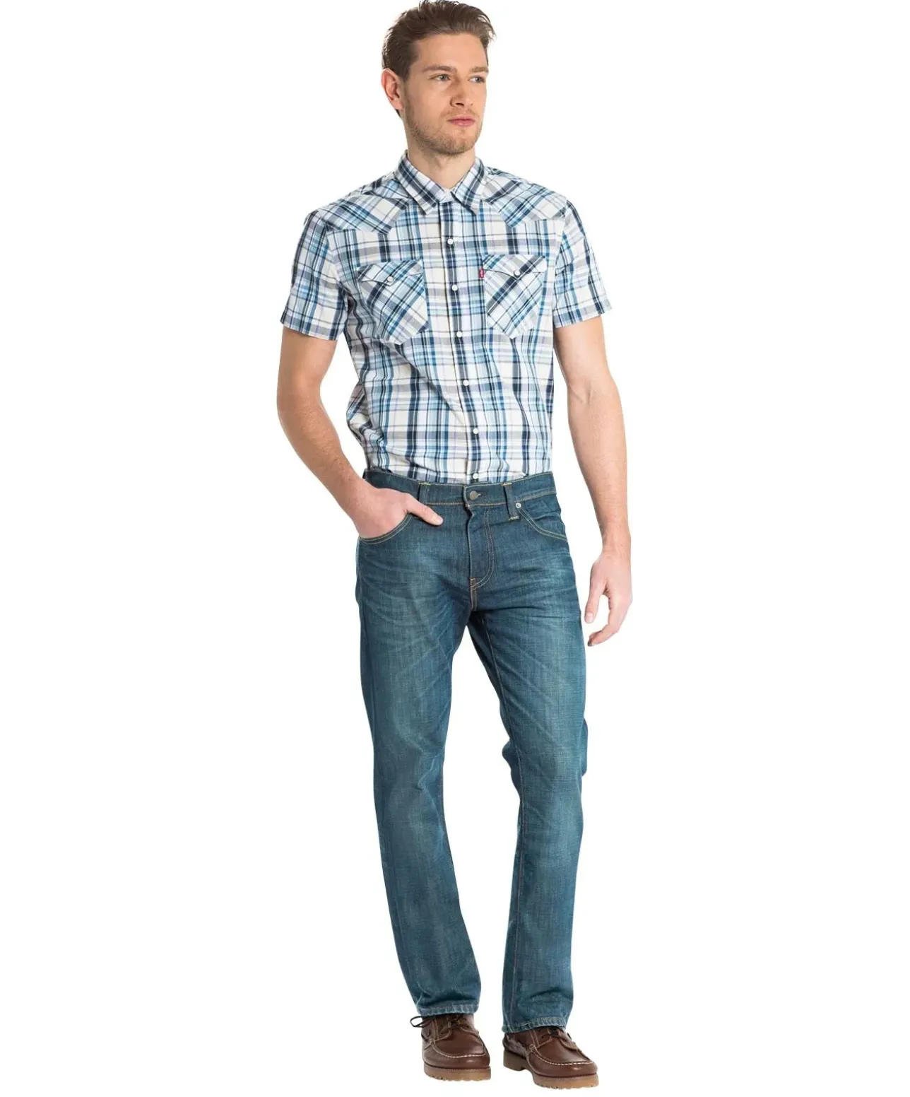 Levis 527 Jeans Bootcut in Explorer