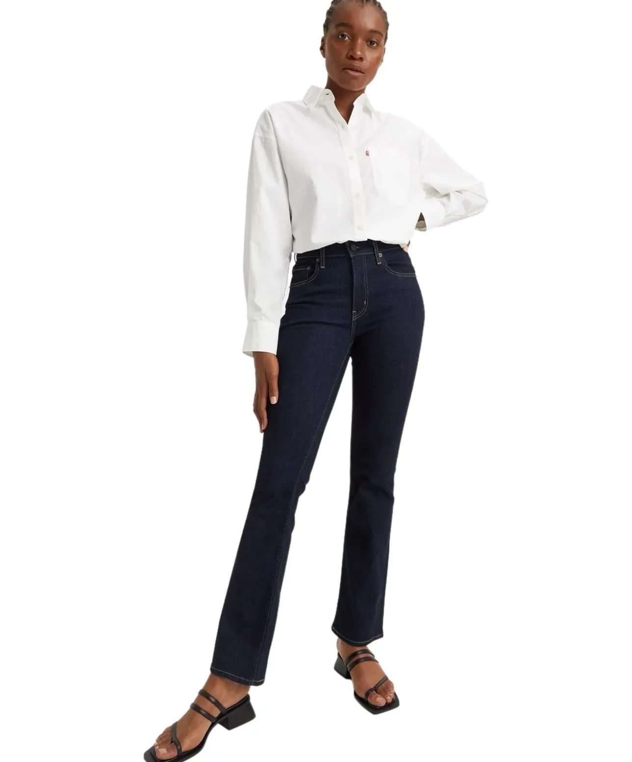 Levi's 725 Jeans Bootcut mit hohem Bund in Rinsewash