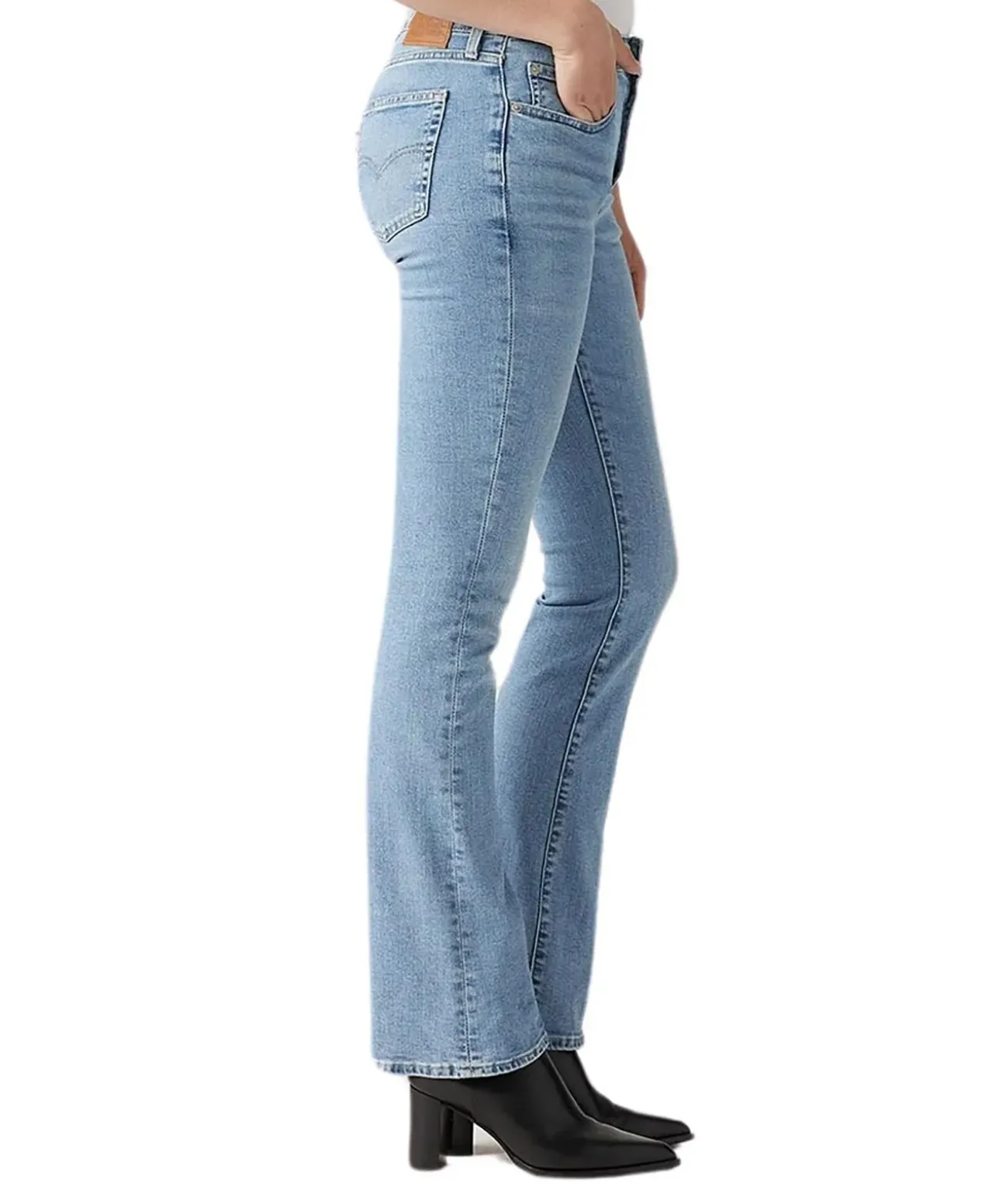 Levi's 725 Jeans Bootcut mit High Rise in Hellblau