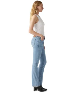 Levi's 725 Jeans Bootcut mit High Rise in Hellblau