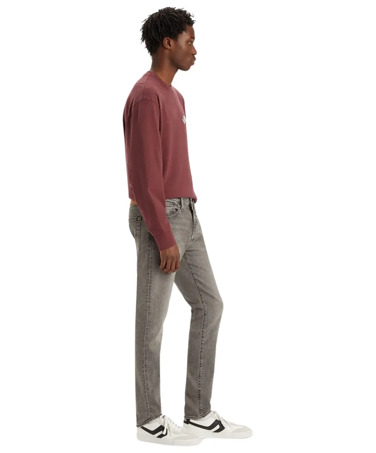 Levis 512 Jeans in Grau mit Slim Taper Fit