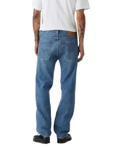 Levi’s 501 Jeans in mittlerem Blauton und geradem Bein