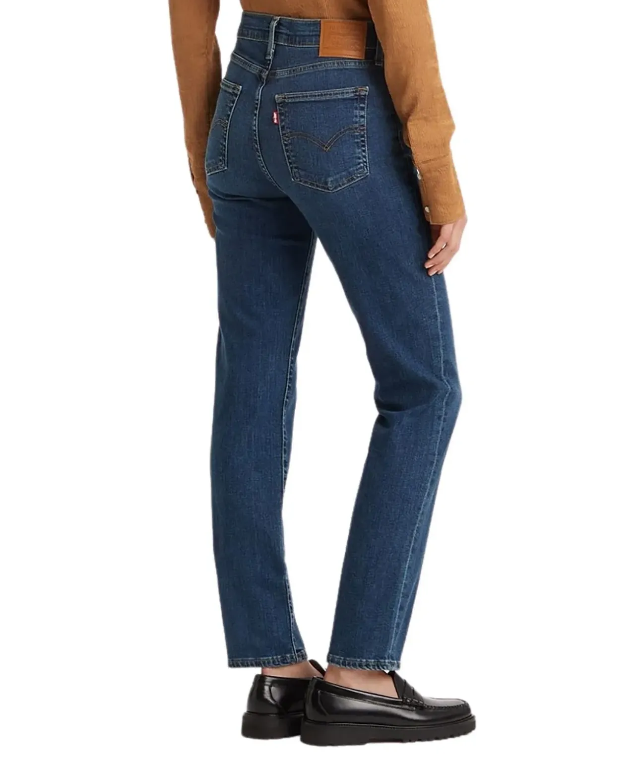 Levis 724 Jeans mit hohem Bund in Dunkelblau