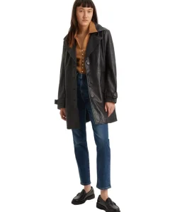 Levis 724 Jeans mit hohem Bund in Dunkelblau
