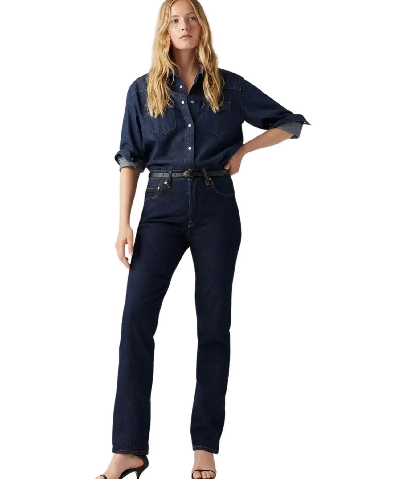 Levi's 501 Jeans Original Fit in Rinse-Waschung