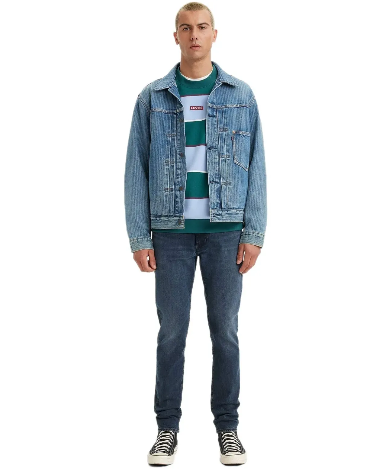 Levis 512 Jeans Slim Taper in dunklem Dark Black