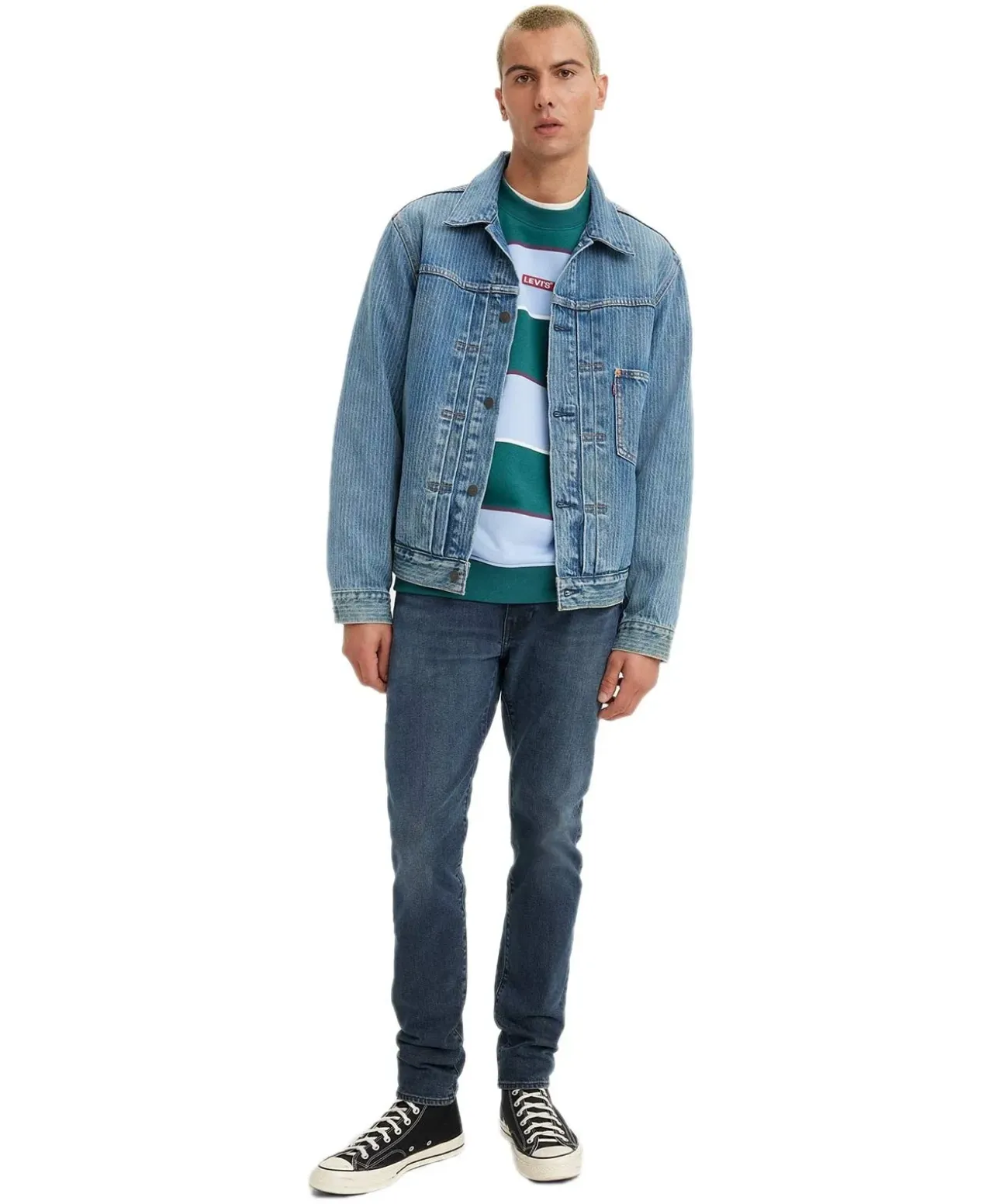 Levis 512 Jeans Slim Taper in dunklem Dark Black