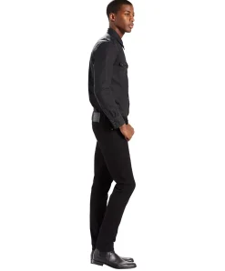 Levi's 512 Jeans Slim Tapered in schwarzem Nightshine