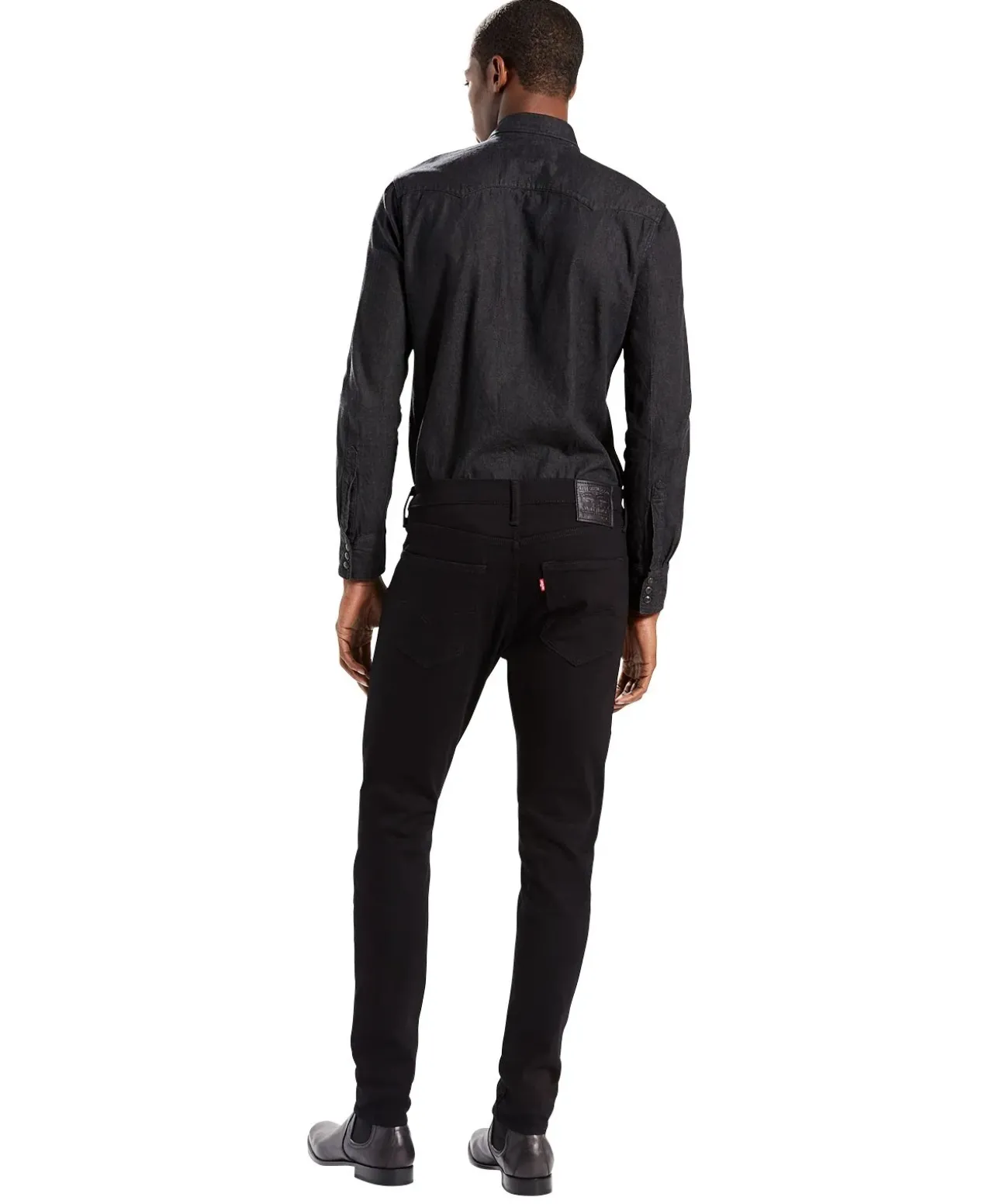 Levi's 512 Jeans Slim Tapered in schwarzem Nightshine