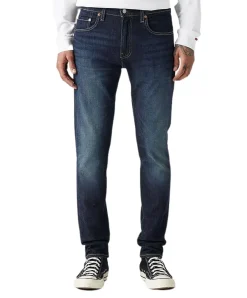 Levis 512 Jeans Taper fit in blauer Biologia-Waschung
