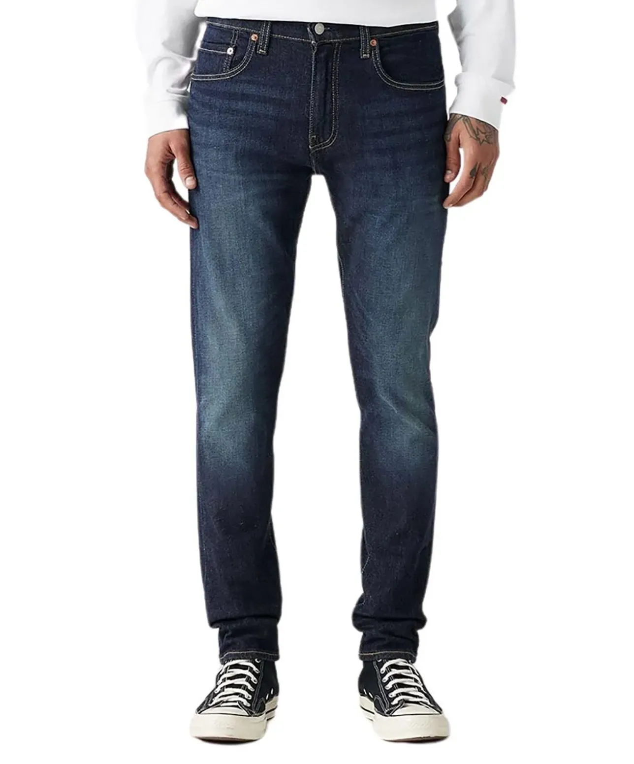 Levis 512 Jeans Taper fit in blauer Biologia-Waschung