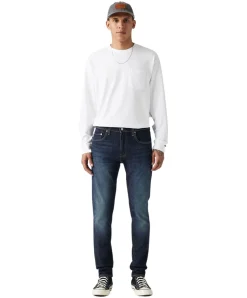 Levis 512 Jeans Taper fit in blauer Biologia-Waschung