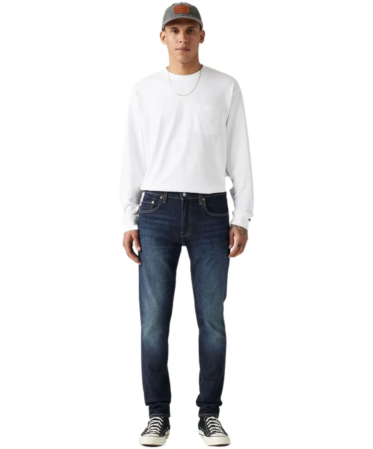 Levis 512 Jeans Taper fit in blauer Biologia-Waschung