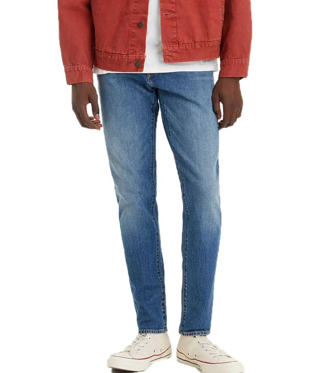 Levis 512 Jeans Tapered Fit in blauem Indigo Worn In