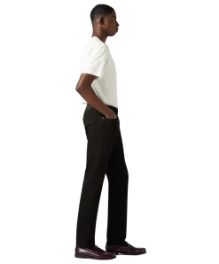 Levis 502 Jeans Tapered Fit in schwarzem Nightshine