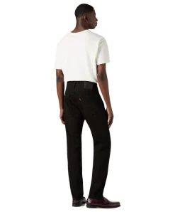 Levis 502 Jeans Tapered Fit in schwarzem Nightshine
