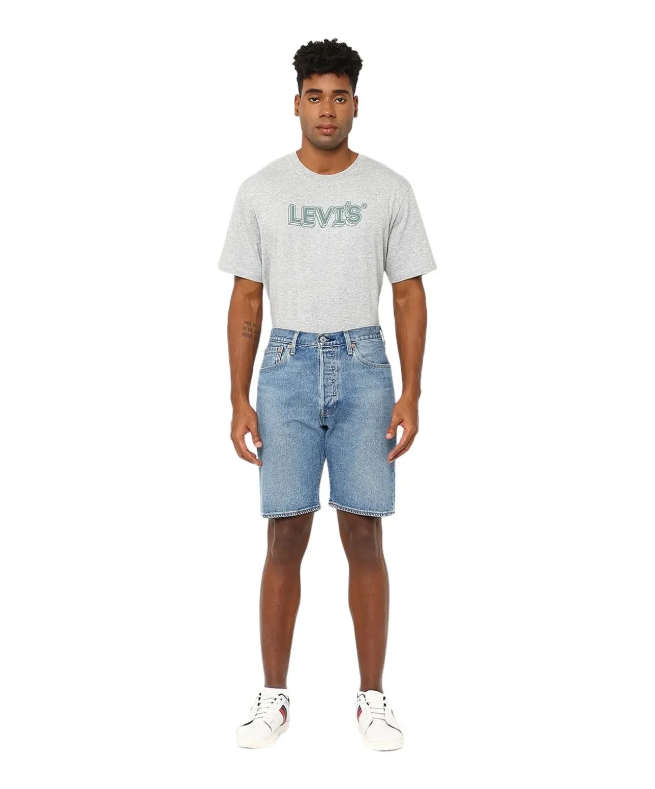 Levis 501 Original Shorts in Hellblauer Waschung