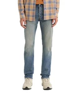 Levi’s 501 Original-fit Jeans in blauem Indigo Destructed