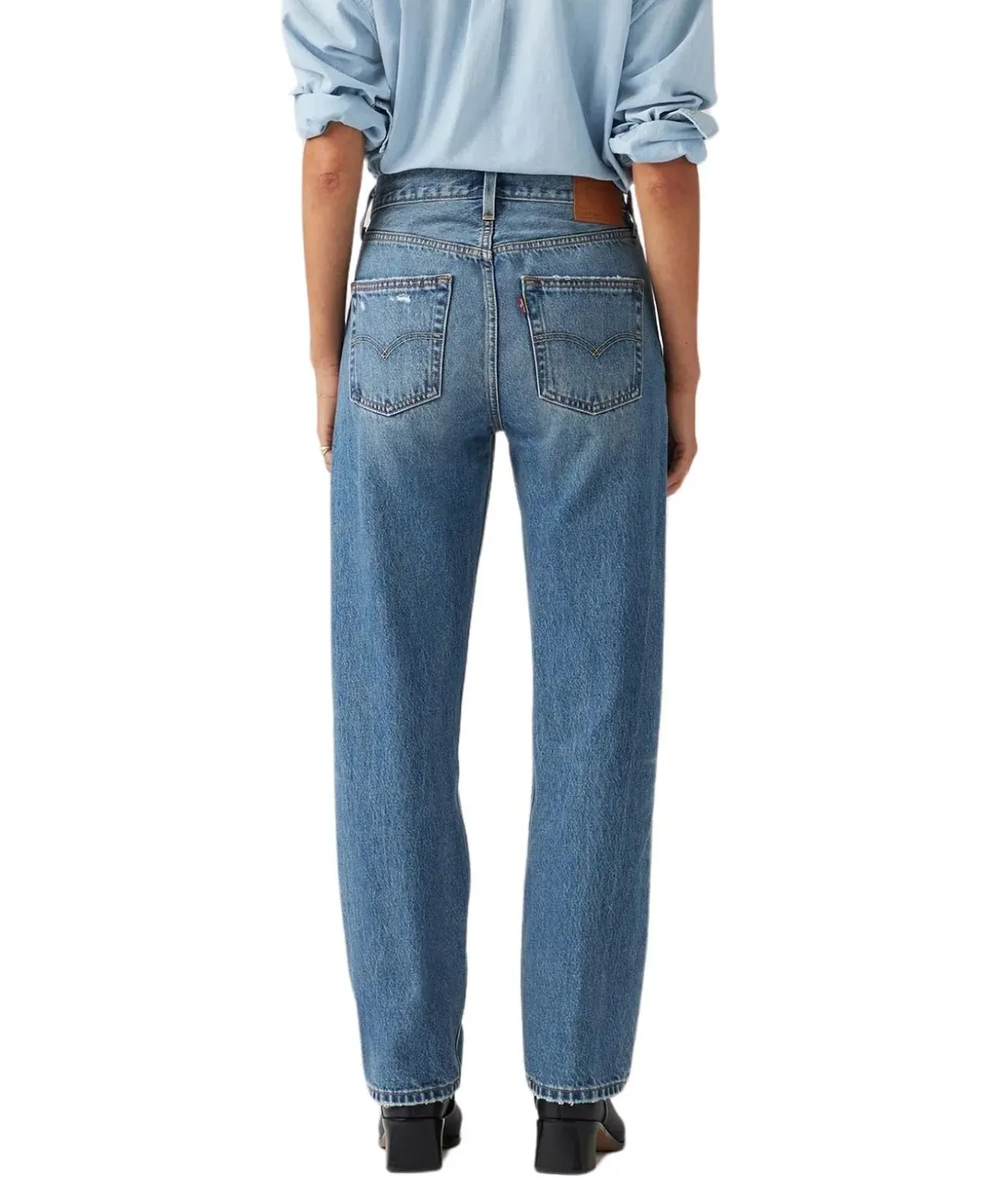 Levi's 501 90s Jeans mit geradem Bein in Vintage-Waschung