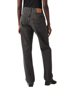 Levi's 501 90s Jeans mit geradem Bein in schwarzer Waschung