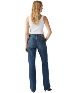 Levi's 501 90s Jeans mit geradem Bein in Mittelblau